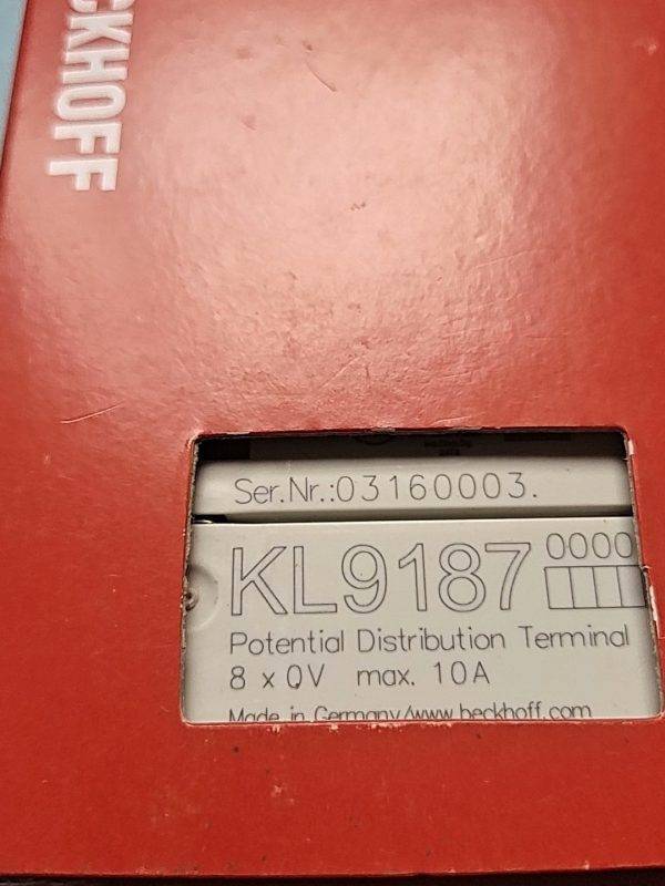 1 Pcs Beckhoff EL9187