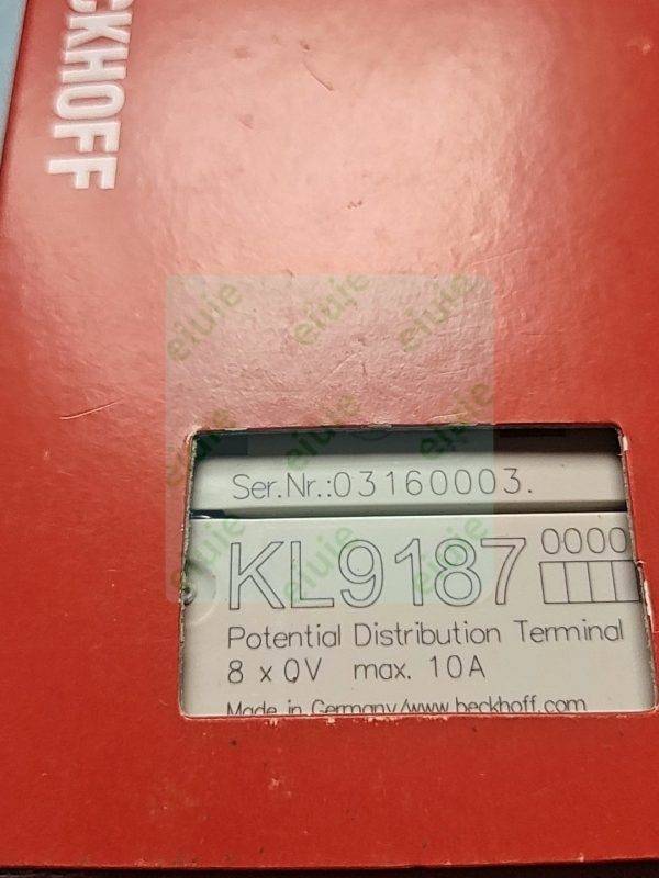 1 Pcs Beckhoff EL9187 - Image 2